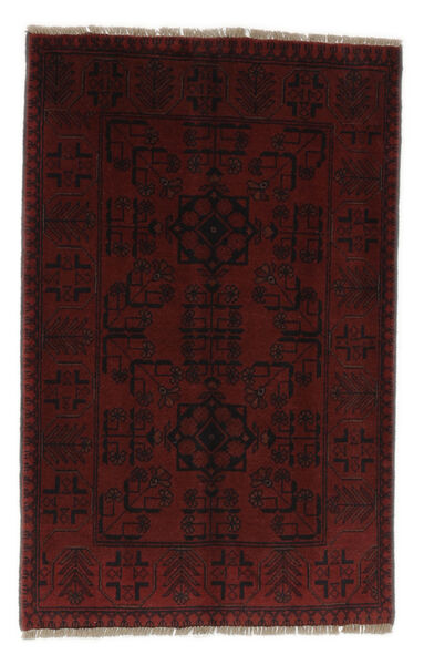  Afghan Khal Mohammadi Rug 78X124 Wool Black Small Carpetvista