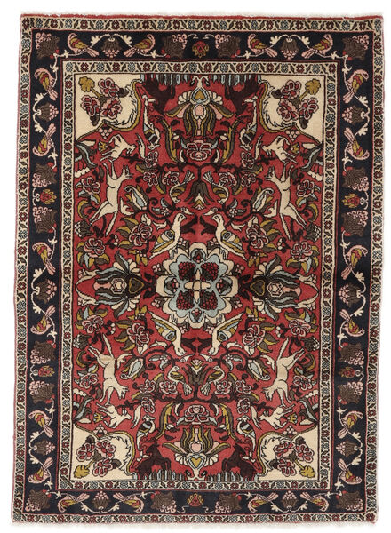 Koliai Matot Matto 102X141 Musta/Tummanpunainen Villa, Persia/Iran Carpetvista