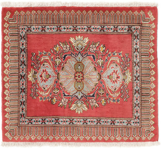 72X84 Alfombra Oriental Kashmar Fine Rojo Oscuro/Marrón (Lana, Persia/Irán) Carpetvista