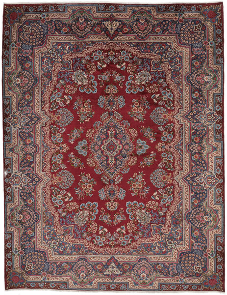  304X392 Yazd Teppich Dunkelrot/Schwarz Persien/Iran Carpetvista