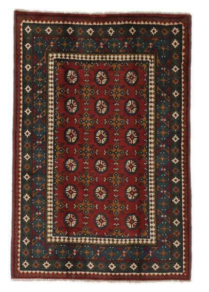 103X154 Dywan Afgan Fine Orientalny Czarny/Brunatny (Wełna, Afganistan)