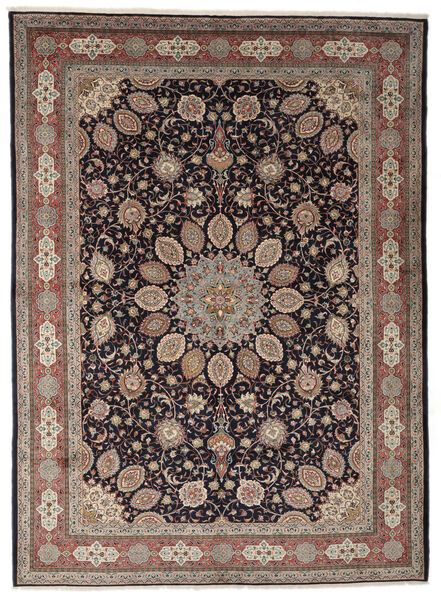 293X401 絨毯 サルーク オリエンタル 茶色/ブラック 大きな (ウール, ペルシャ/イラン) Carpetvista
