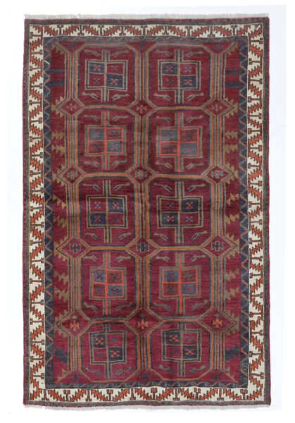  Persischer Lori Teppich 157X238 Dunkelrot/Schwarz (Wolle, Persien/Iran)