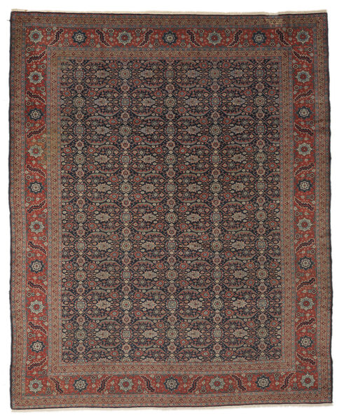 301X371 Farahan Ca. 1920 Vloerkleed Oosters Zwart/Bruin Groot (Wol, Perzië/Iran)