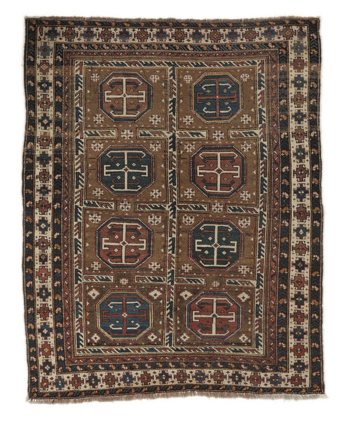 絨毯 アンティーク シルヴァン Ca. 1900 100X150 ブラック/茶色 (ウール, アゼルバイジャン/ロシア)