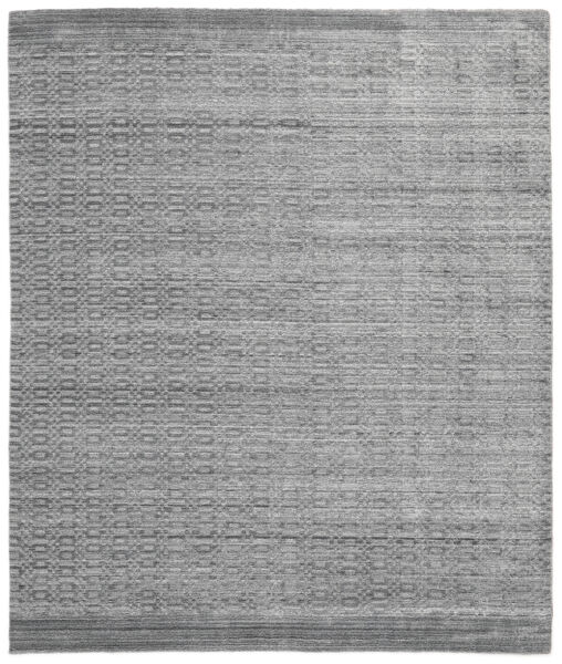  250X300 Plain (Single Colored) Large Mosaic Border Rug - Grey