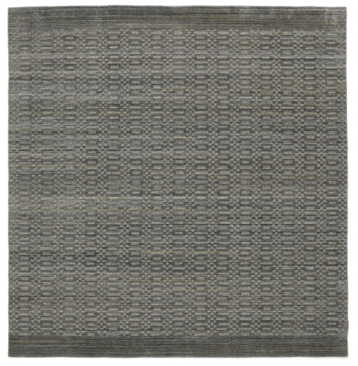  250X250 Mosaic Border オリーブグリーン 正方形 ラグ 大 絨毯
