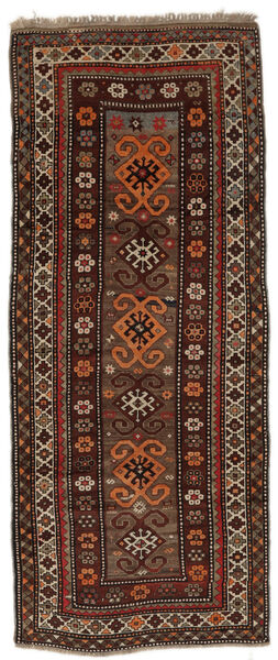 132X312 Schirwan Ca.1930 Teppich Orientalischer Läufer Schwarz/Braun (Wolle, Türkei)