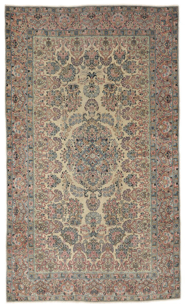 137X230 Kerman Ca. 1900 Vloerkleed Oosters Bruin/Oranje (Wol, Perzië/Iran)