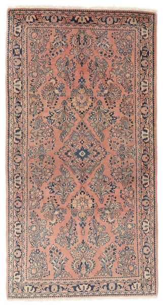  Antique Sarouk Ca. 1900 Rug 101X184 Persian Wool Small