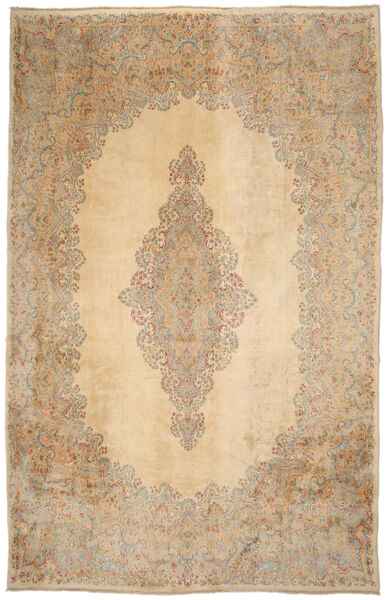  264X581 Floral Large Antique Kerman Ca. 1900 Rug Wool