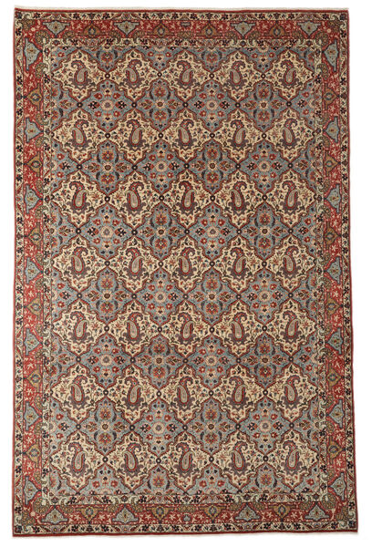  Persischer Antik Ghom Ca. 1930 Teppich 229X359 Braun/Dunkelrot (Wolle, Persien/Iran)