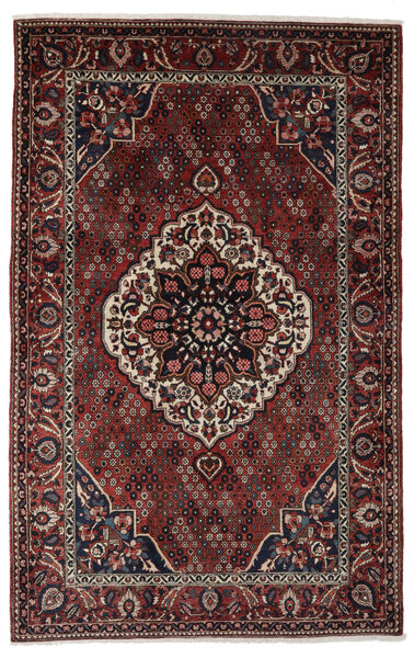 Koberec Perský Bakhtiar 160X260 Černá/Tmavě Červená (Vlna, Persie/Írán)