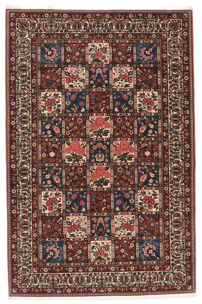 Oriental Bakhtiari Collectible Rug 208X313 Black/Dark Red Wool, Persia/Iran Carpetvista