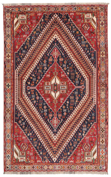  Persischer Ghashghai Teppich 180X283 Dunkelrot/Schwarz (Wolle, Persien/Iran)