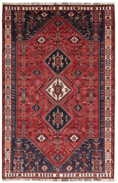 絨毯 カシュガイ 177X273 ダークレッド/ブラック (ウール, ペルシャ/イラン)