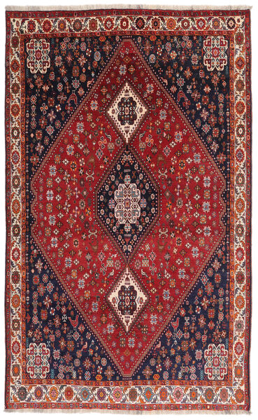 172X280 Χαλι Ghashghai Ανατολής Σκούρο Κόκκινο/Μαύρα (Μαλλί, Περσικά/Ιρανικά) Carpetvista