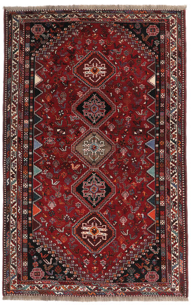 絨毯 オリエンタル カシュガイ 172X267 ブラック/ダークレッド (ウール, ペルシャ/イラン)