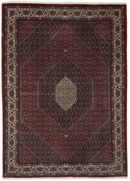 248X339 Bidjar Takab/Bukan Teppe Orientalsk Svart/Brun (Ull, Persia/Iran) Carpetvista