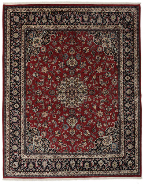 245X307 絨毯 サルーク オリエンタル ブラック/茶色 (ウール, ペルシャ/イラン) Carpetvista