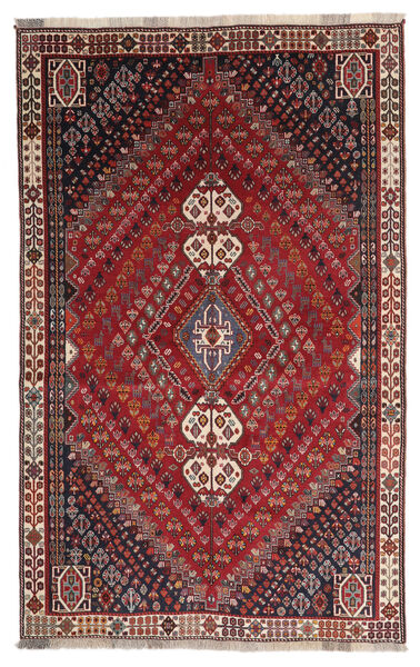 Ghashghai Teppich 172X273 Dunkelrot/Schwarz Wolle, Persien/Iran Carpetvista