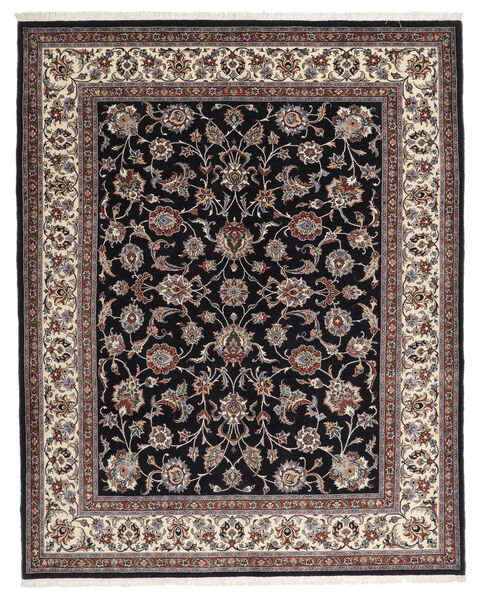 絨毯 サルーク 203X251 ブラック/茶色 (ウール, ペルシャ/イラン)
