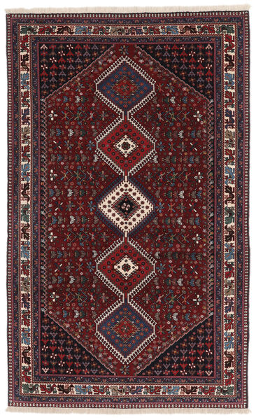  154X252 Medaillon Klein Yalameh Teppich Wolle, Carpetvista