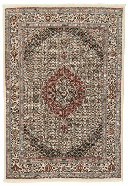 168X240 Moud Sherkat Farsh Teppich Orientalischer Braun/Schwarz (Wolle, Persien/Iran)