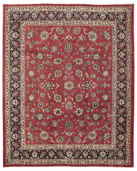 Tapis D'orient Sarough Fine 225X272 Rouge Foncé/Marron (Laine, Perse/Iran)