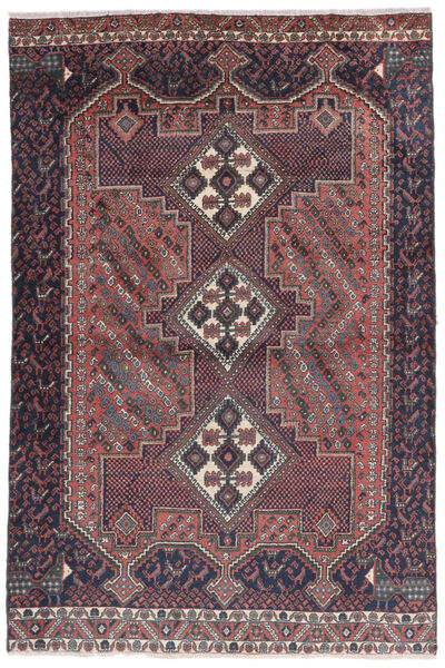 絨毯 アフシャル Shahre Babak 120X179 ダークレッド/ブラック (ウール, ペルシャ/イラン)