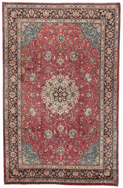  213X325 Sarough Teppich Dunkelrot/Braun Persien/Iran