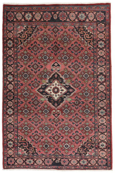  Persischer Meimeh Teppich 128X198 Dunkelrot/Schwarz (Wolle, Persien/Iran)