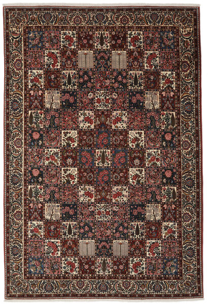 248X366 絨毯 バクティアリ オリエンタル ブラック/ダークレッド (ウール, ペルシャ/イラン) Carpetvista