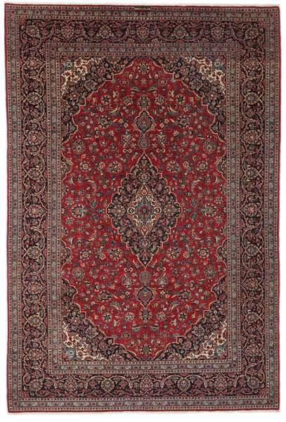Χαλι Ανατολής Keshan 228X345 Σκούρο Κόκκινο/Μαύρα (Μαλλί, Περσικά/Ιρανικά)