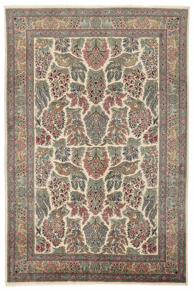 202X306 Sarough Fine Teppich Orientalischer Braun/Beige (Wolle, Persien/Iran)