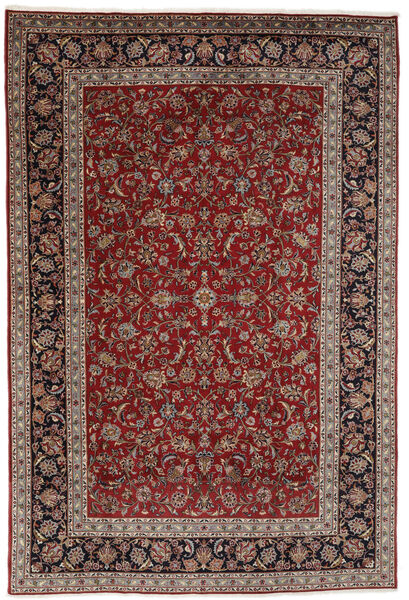 Keshan Teppe 247X360 Mørk Rød/Brun Ull, Persia/Iran Carpetvista