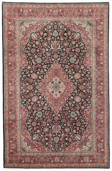 200X310 絨毯 オリエンタル サルーク Sherkat Farsh 茶色/ダークレッド (ウール, ペルシャ/イラン)