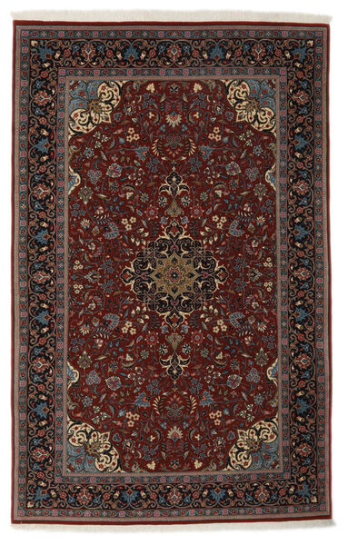 146X228 Sarouk Rug Oriental Black/Brown (Wool, Persia/Iran) Carpetvista