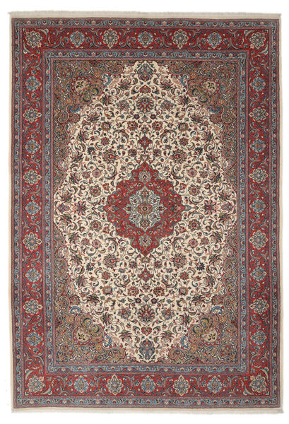 250X364 Tapete Sarough Oriental Castanho/Vermelho Escuro Grande (Lã, Pérsia/Irão) Carpetvista