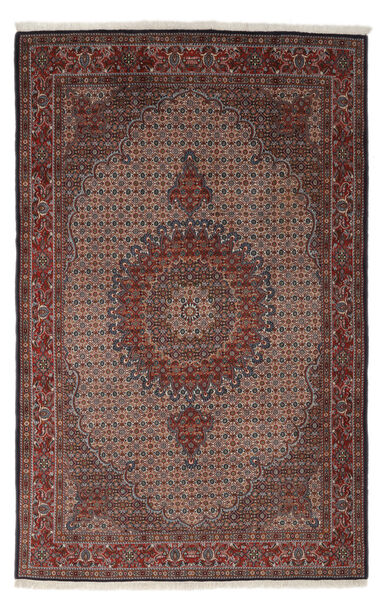 Moud Teppich 195X303 Schwarz/Braun Wolle, Persien/Iran Carpetvista