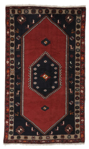 130X230 絨毯 クラルダシュト オリエンタル ブラック/ダークレッド (ウール, ペルシャ/イラン) Carpetvista