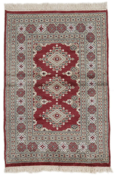 76X117 絨毯 オリエンタル パキスタン ブハラ 2Ply 茶色/ダークレッド (ウール, パキスタン) Carpetvista