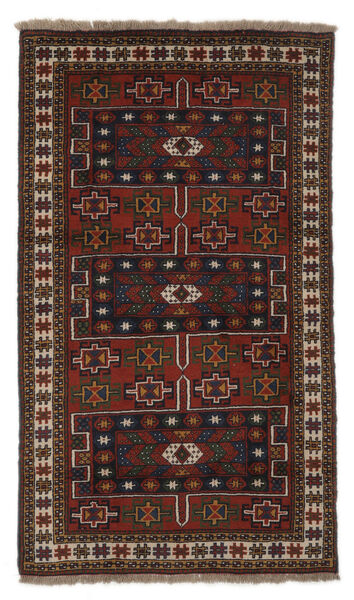 Gutchan Teppich 110X188 Schwarz/Braun Wolle, Persien/Iran Carpetvista