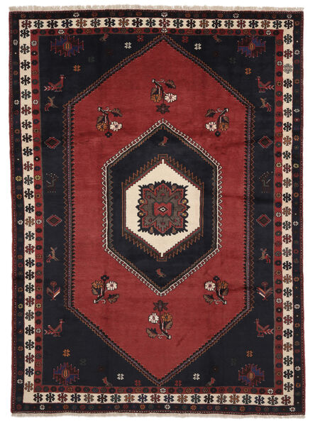  Kelardasht Rug 203X285 Persian Wool Black/Dark Red Carpetvista