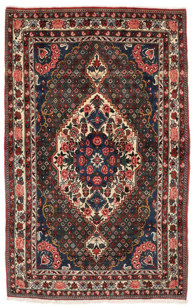 絨毯 オリエンタル バクティアリ 133X205 ブラック/ダークレッド (ウール, ペルシャ/イラン)