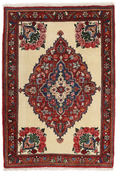  110X159 Bachtiar Collectible Teppich Dunkelrot/Schwarz Persien/Iran Carpetvista