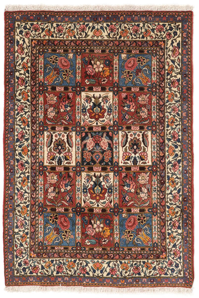  102X145 Bakthiari Collectible Covor Dark Red/Negru Persia/Iran
 Carpetvista