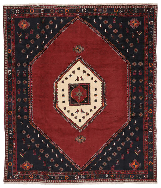  Persisk Klardasht Teppe 250X295 Svart/Mørk Rød Stort (Ull, Persia/Iran)