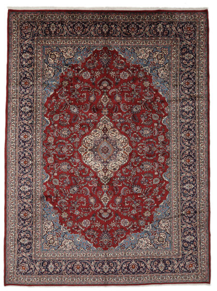 300X405 Hamadan Shahrbaf Teppich Orientalischer Schwarz/Braun Großer (Wolle, Persien/Iran) Carpetvista