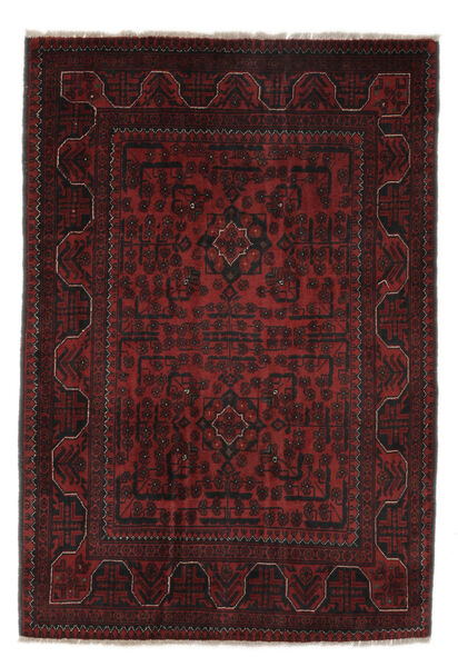 104X150 Afghan Khal Mohammadi Rug Oriental Black/Dark Red (Wool, Afghanistan) Carpetvista